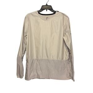 Nike Men's Running Division Crew Jacket in Desert Sand -‎ Size M